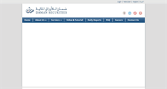 Desktop Screenshot of damansecurities.com